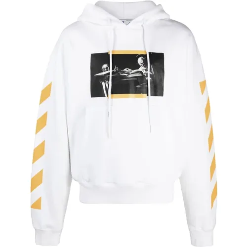 Caravaggio Painting Hoodie in White , male, Sizes: S, XS - Off White - Modalova
