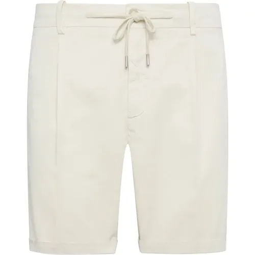 Stretch-Bermuda-Shorts aus Baumwolle für den Sommer , Herren, Größe: S - Boggi Milano - Modalova