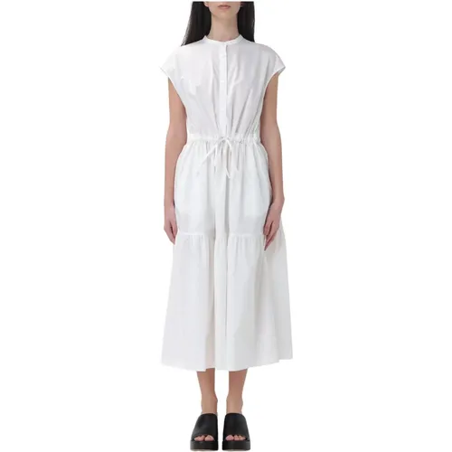 Poplin Long Dress , female, Sizes: XS - Woolrich - Modalova