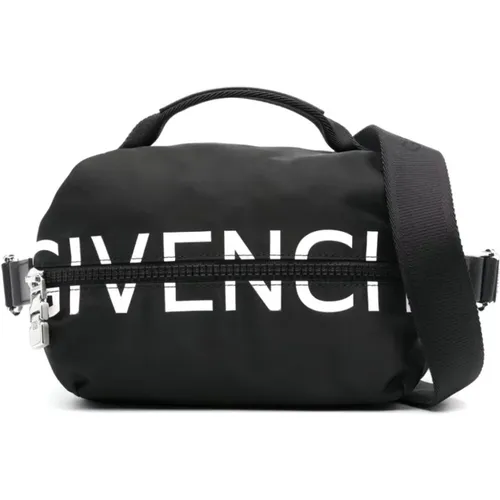 Schwarz Weiß G-Zip Bumbag Givenchy - Givenchy - Modalova