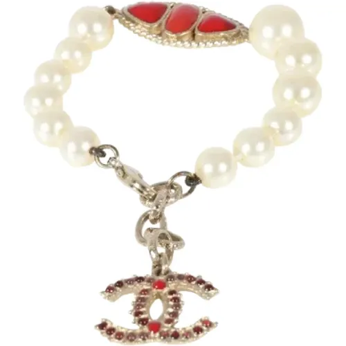 Pre-owned Pearl bracelets , female, Sizes: ONE SIZE - Chanel Vintage - Modalova