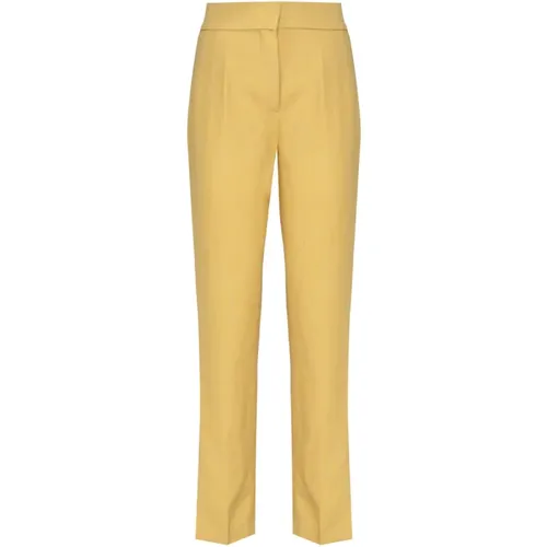 LinenStraight Trousers , female, Sizes: XS, S - Jacquemus - Modalova