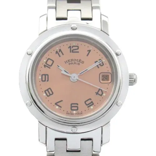 Pre-owned Stainless Steel watches , female, Sizes: ONE SIZE - Hermès Vintage - Modalova