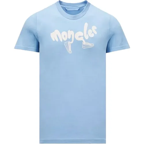 Classic Men's T-Shirt by , male, Sizes: L, M, XL - Moncler - Modalova