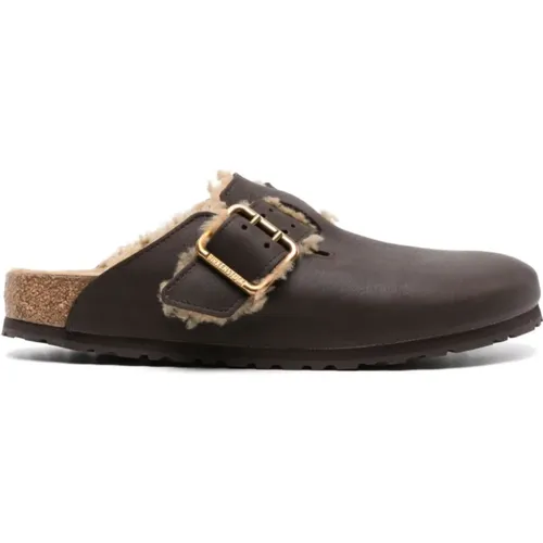 Bold Shearling Sandals , male, Sizes: 8 UK - Birkenstock - Modalova
