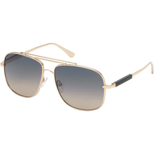 Roségoldene Sonnenbrille für Männer - Tom Ford - Modalova