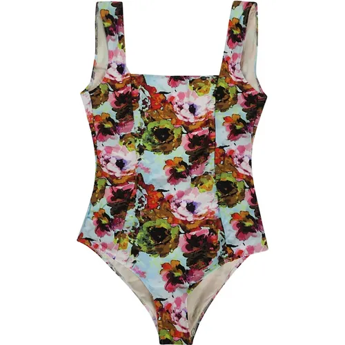 Marbella Printed Swimsuit , female, Sizes: M - Feel me Fab - Modalova
