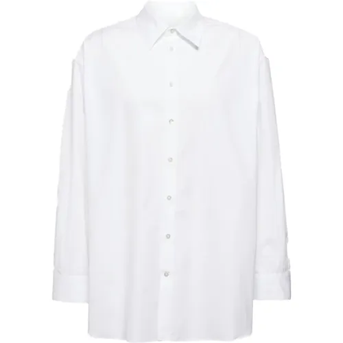 Relaxed Cotton Shirt , female, Sizes: L - The Row - Modalova