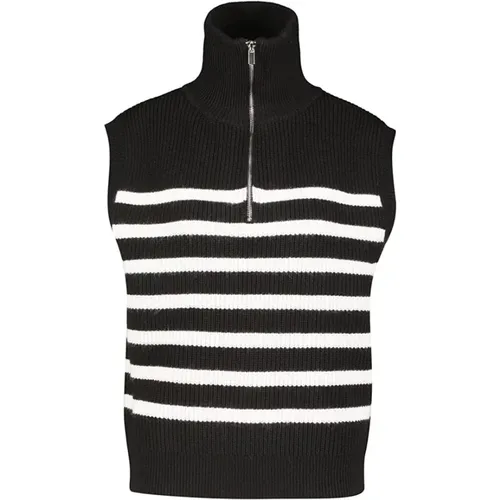 Gestreifter Pullover , Damen, Größe: L - Opus - Modalova