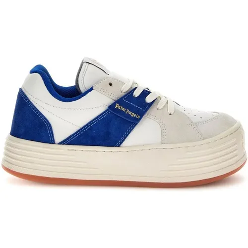 Luxury Leather Sneakers , male, Sizes: 7 UK - Palm Angels - Modalova