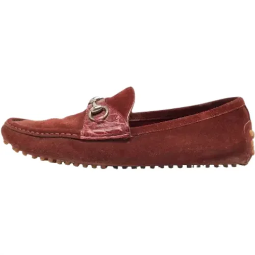 Pre-owned Wildleder flats - Gucci Vintage - Modalova