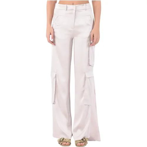 Wide Trousers , female, Sizes: L, XL - Actualee - Modalova