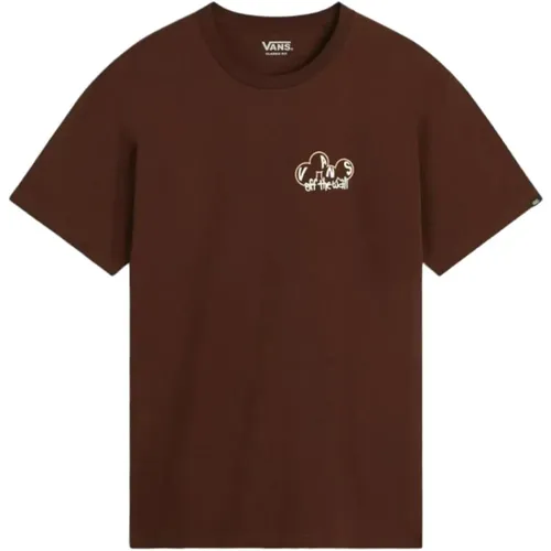 Minimalistisches Logo-T-Shirt , Herren, Größe: L - Vans - Modalova