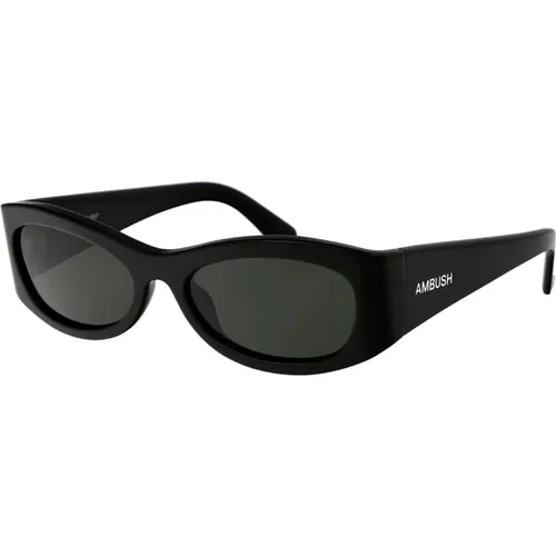Stylish Bernie Sunglasses for Summer , unisex, Sizes: 57 MM - Ambush - Modalova