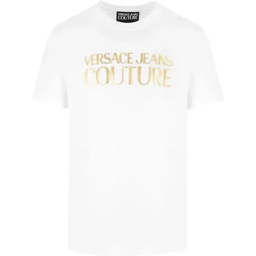 Stylische T-Shirts für Männer und Frauen , Herren, Größe: L - Versace Jeans Couture - Modalova