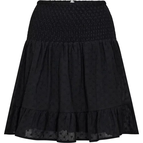 Smock Skirt with Ruffles , female, Sizes: S, L, M - Co'Couture - Modalova