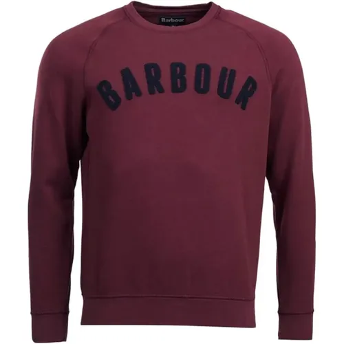 Vintage Logo Crew Sweatshirt - Barbour - Modalova