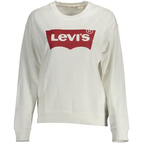 Schickes Logo-Sweatshirt aus Weier Baumwolle Levi's - Levis - Modalova