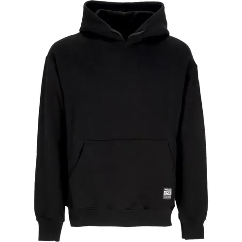 Schwarzer Logo Label Hoodie , Herren, Größe: S - Propaganda - Modalova