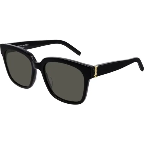 Schwarz/Graue Sonnenbrille SL M40,Sl M40 001 Sunglasses - Saint Laurent - Modalova