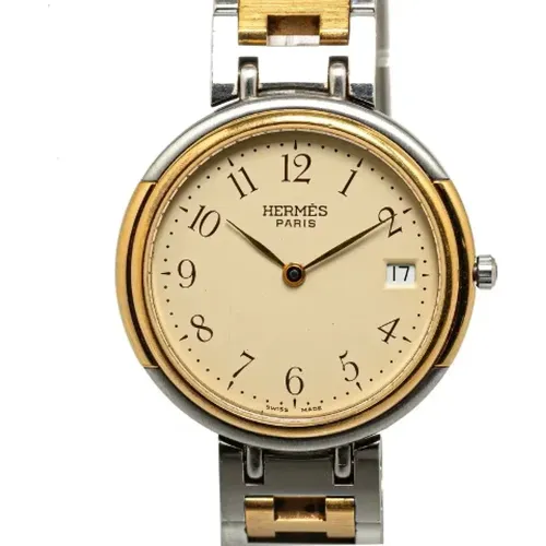 Pre-owned Metal watches , female, Sizes: ONE SIZE - Hermès Vintage - Modalova