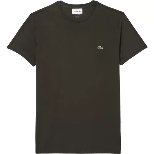 Grüne T-Shirts und Polos , Herren, Größe: L - Lacoste - Modalova