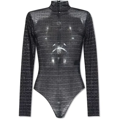 Monogrammed bodysuit , female, Sizes: S - Givenchy - Modalova