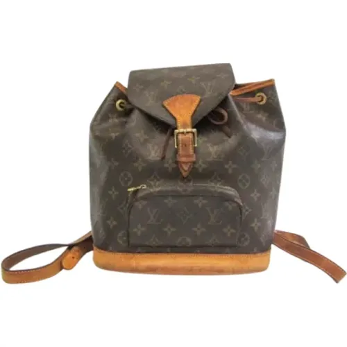 Vintage Canvas Backpack for Women , female, Sizes: ONE SIZE - Louis Vuitton Vintage - Modalova
