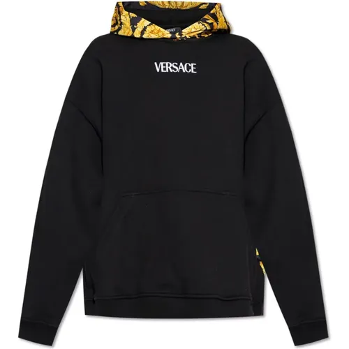 Oversize sweatshirt , female, Sizes: XS, 2XS - Versace - Modalova