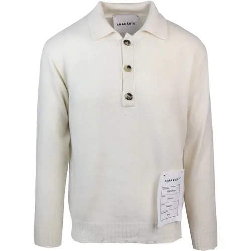Regular Fit Ivory Sweater Amaránto - Amaránto - Modalova