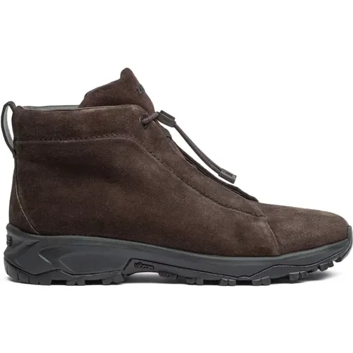 Suede Ankle Boots Vetta , male, Sizes: 8 UK, 8 1/2 UK, 10 UK, 7 UK, 10 1/2 UK, 9 UK, 6 UK, 12 UK, 7 1/2 UK, 11 UK - Ermenegildo Zegna - Modalova