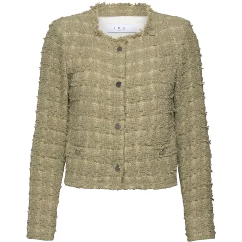 Tweed Jackets , Damen, Größe: S - IRO - Modalova