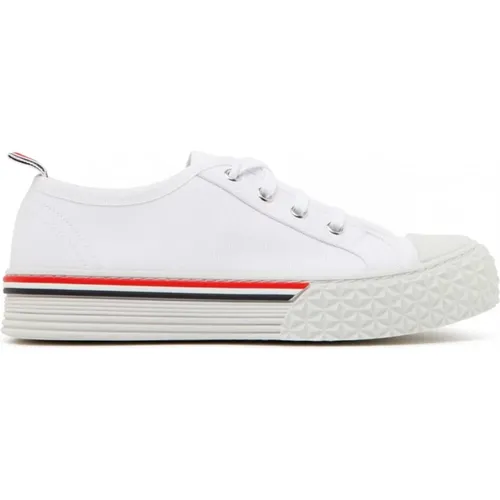 Canvas Low Top Sneakers , female, Sizes: 4 UK - Thom Browne - Modalova