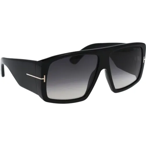Stilvolle Gradienten-Sonnenbrille für Männer , Herren, Größe: 60 MM - Tom Ford - Modalova