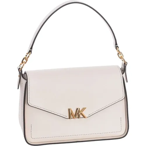 Lederhandtasche mit Druckknopfverschluss - Michael Kors - Modalova