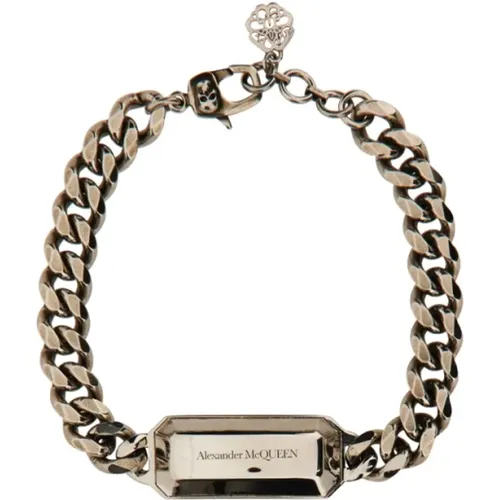 Medaillon Kettenarmband mit Hummerverschluss - alexander mcqueen - Modalova