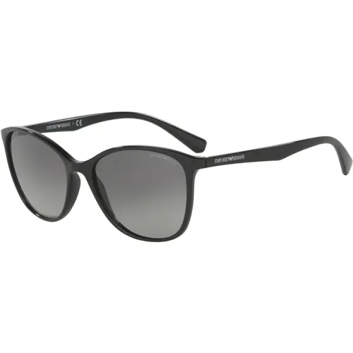 Ea4073-501711 Sonnenbrille Schwarz Grau Verlauf,Sonnenbrille Ea4073 Braun Schildkrötenpanzer - Emporio Armani - Modalova