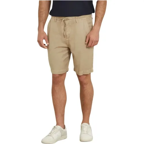 Lyocell Straight Shorts - Patched , Herren, Größe: W30 - Guess - Modalova