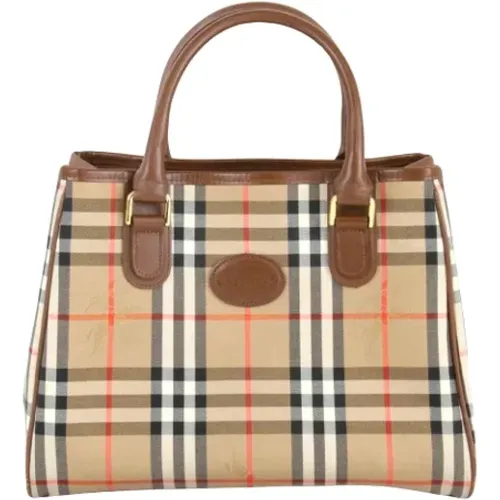 Pre-owned Canvas handbags , female, Sizes: ONE SIZE - Burberry Vintage - Modalova