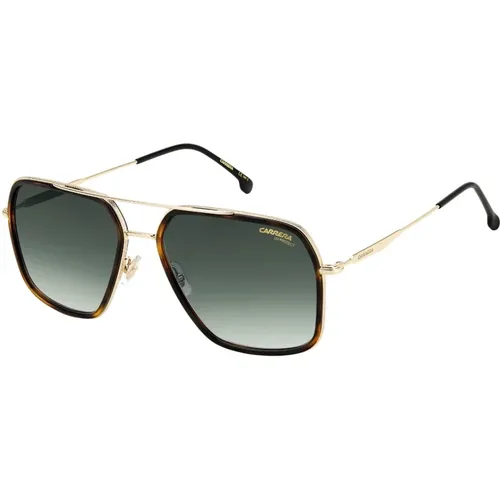 Havana Gold/Grey Green Sonnenbrille , Herren, Größe: 59 MM - Carrera - Modalova
