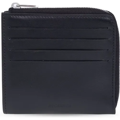 Leather card case , male, Sizes: ONE SIZE - Jil Sander - Modalova