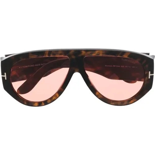 Braun/Havanna Sonnenbrille, vielseitig und stilvoll , Herren, Größe: 60 MM - Tom Ford - Modalova
