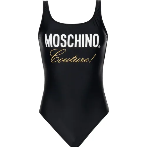 Logo One-Piece Swimsuit - , female, Sizes: XL - Moschino - Modalova