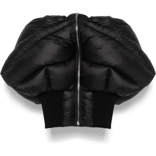 Gepolsterte Schwarze Steppjacke - Rick Owens - Modalova