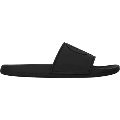 Schwarze Monogram Slides , Damen, Größe: 40 EU - Anine Bing - Modalova