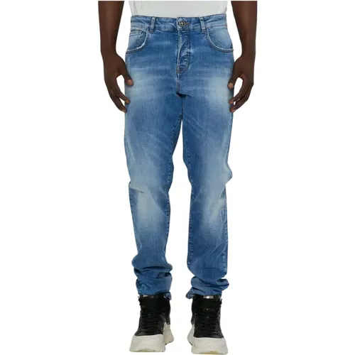 Slim Gebleichte Jeans , Herren, Größe: W34 - John Richmond - Modalova