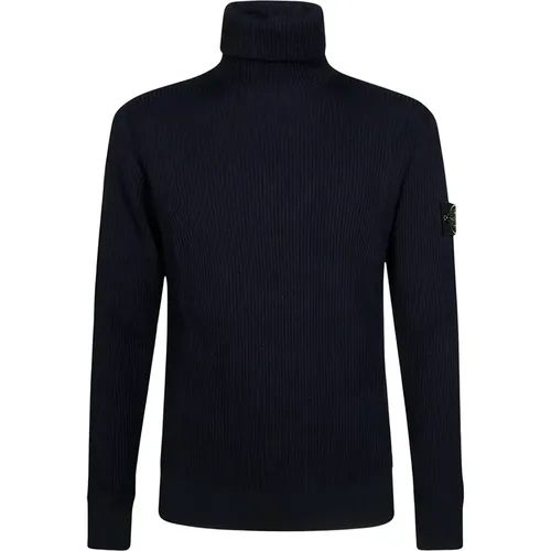 Stylish Dolcevita Sweater for Men , male, Sizes: L, XL, 2XL - Stone Island - Modalova