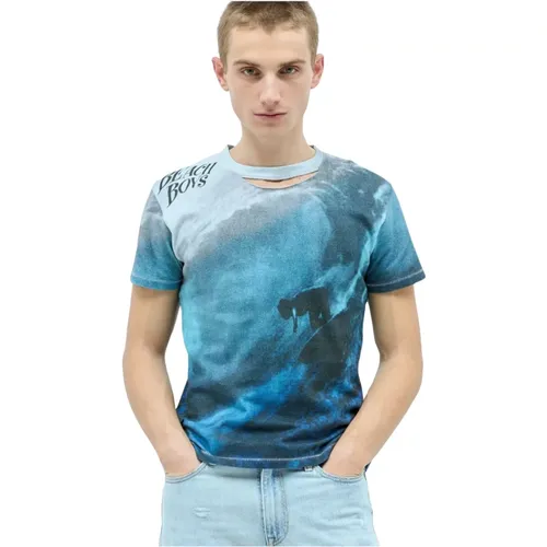 T-Shirts , Herren, Größe: XL - ERL - Modalova
