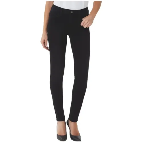 Divine Schwarze High-Waisted Skinny Jeans , Damen, Größe: W33 - Liu Jo - Modalova