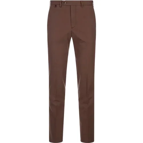 Cotton-Lyocell Trousers Mid-Rise , male, Sizes: 2XL, 3XL - PT Torino - Modalova